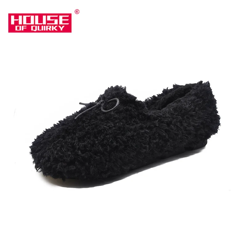 Loisirs Air jaune Bowknot Profonde Peu Size35 Femmes Tête Nouveau Faux 40 Mode noir Ronde Avec En Bouche Printemps Beige kaki Plein Daim Plat Chaussures De 2019 S7Ztxt