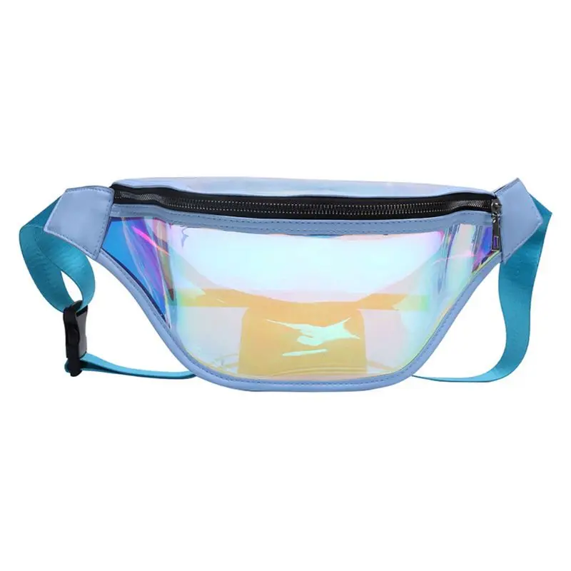 1 шт., женская ПВХ голограмма, лазерная набедренная сумка, прозрачная сумка для телефона для девочек