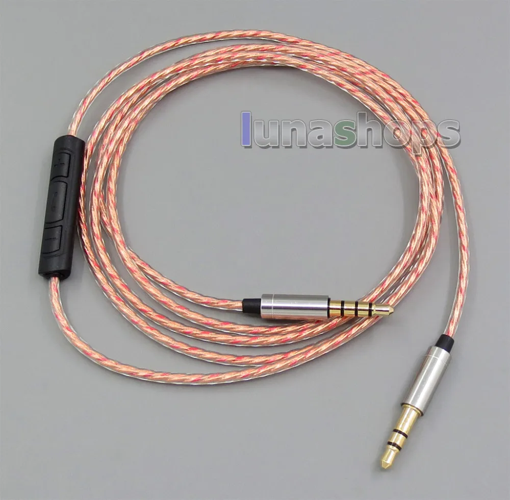 With Remote Mic Headphone Cable For Sony mdr 10r mdr 10rc MDR 10RBT MDR NC50 MDR NC200D LN005396