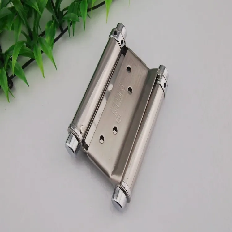 Open the door hinge hinge free stainless steel spring hinge