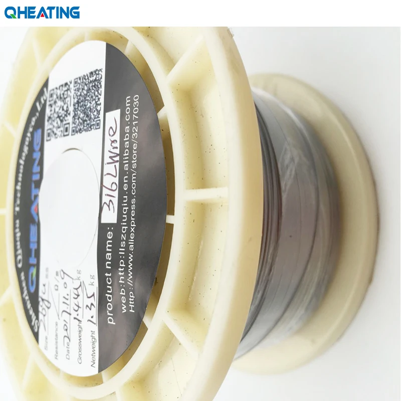 

Hot sell 1KG/roll 316Lheating wire 20ga 22ga 23ga 24ga 25ga 26ga 27ga 28ga 30ga for RDA RBA Rebuildable Atomizer Heating Wires