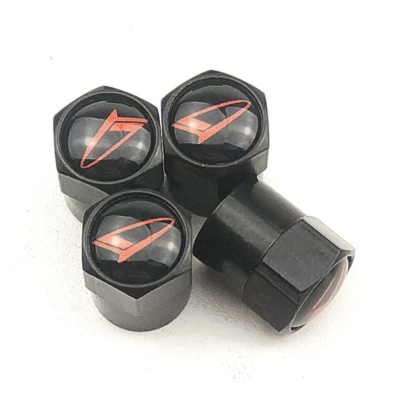 

4Piece/set black Sport CAR Styling Auto Accessories Car Wheel Tire Valve Caps Case for Daihatsu Motors