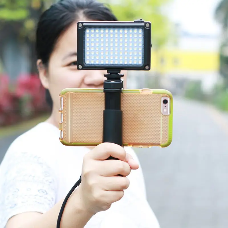 96 Светодиодный светильник для камеры и видеостудии, светильник для камеры с горячим башмаком для Canon Nikon sony DV SLR zhiyun Smooth Q Gimbal