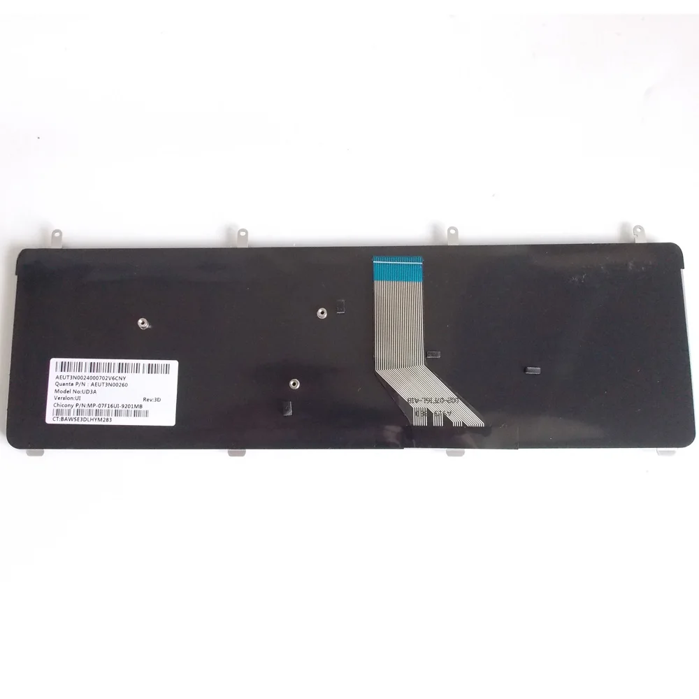 Inglês dos Eua Versão de Teclado para hp Laptop Pavilion F132 9j. N0l82. W01 Aeut5u00010 519265-001 Ut5 519004-031 570140-031 519004-001 - Imagem 3