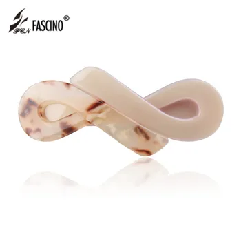 

High Quality Multicolor French Handmade Cellulose Acetate Hair Accessories 9.2 CM Long Barrette Hair Clips Jewelry (AG810136)