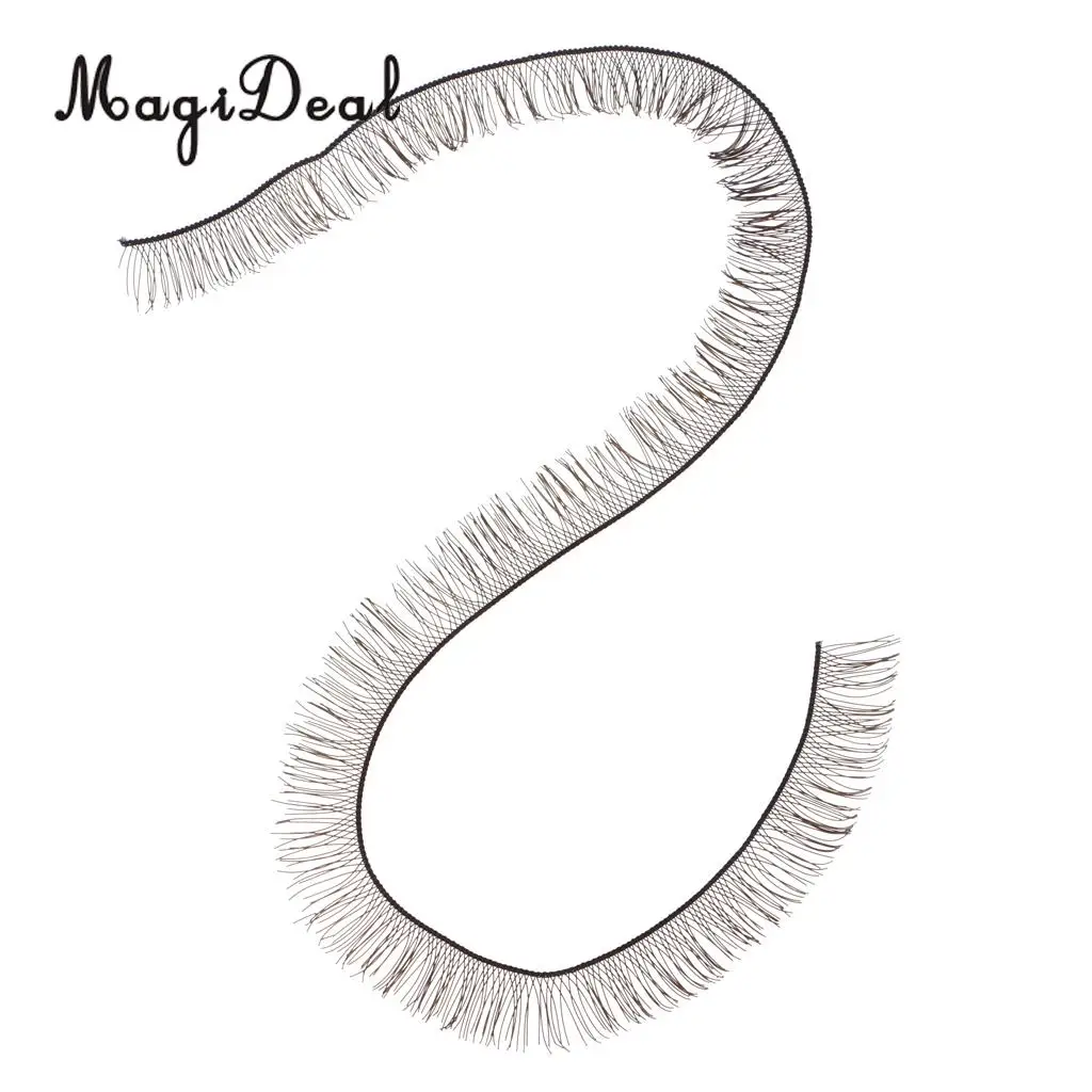 40Pcs Curly Plastic False Baby Realistic Doll Eyelashes for BJD Doll Eye Make Up Accs 20cm Length Children Girls DIY Toys