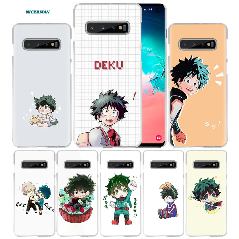 

Kawai My Hero Academia Case for Samsung Galaxy S10 5G S10e S9 S8 M30 M20 M10 J4 J6 Plus J8 2018 Note 8 9 Hard PC Phone Cover Hot