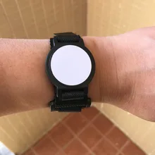 Rfid-браслетов 125 кГц бирка, em4100 нейлон Регулируемая черный цвет(упаковка из 5