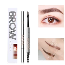 XiXi абсолютно автоматический карандаш для бровей и кисть водонепроницаемый долговечный натуральный Повседневный макияж кофе серый бровей Татуировка ручка AC036