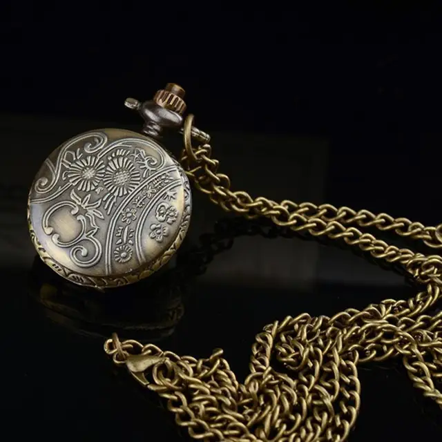 #5001 Retro Butterfly Pocket Watch Alloy Antique Number Butterfly Pocket Watch W #5001 Retro Butterfly Pocket Watch Alloy Antique Number Butterfly Pocket Watch W
