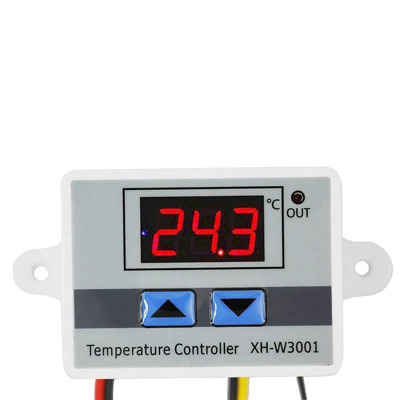 

W3001 Digital Temperature Controller - 50 ~ 110C adjustable cool heat Thermostat Control Switch with Probe 220V 10A 40%off