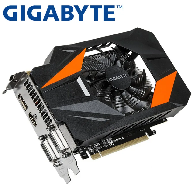Видеокарта GIGABYTE GTX 950 2 Гб 750 бит GDDR5 видеокарты для nVIDIA VGA карты Geforce GTX950 б/у GTX 1050 Ti GTX750-1