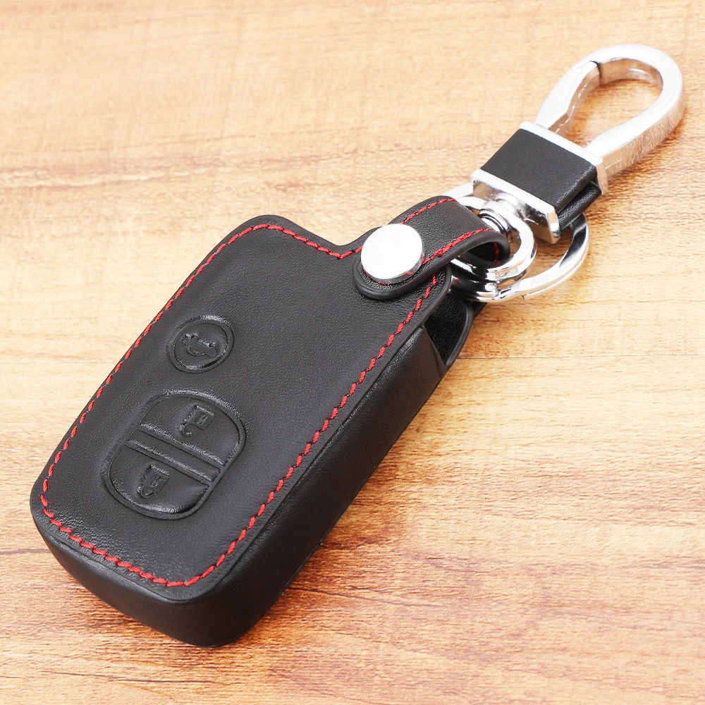 

Leather Car Key Case Cover For Subaru 2013 2014 Foreste Outback XV legacy Car Styling Accessories