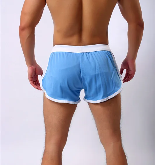 Swimwear Men Briefs Sexy Quick Dry Loose Mesh Shorts For Summer Beach & Home Gym Wear Boxer Briefs Swimming Trunks Sport Shorts  (51)