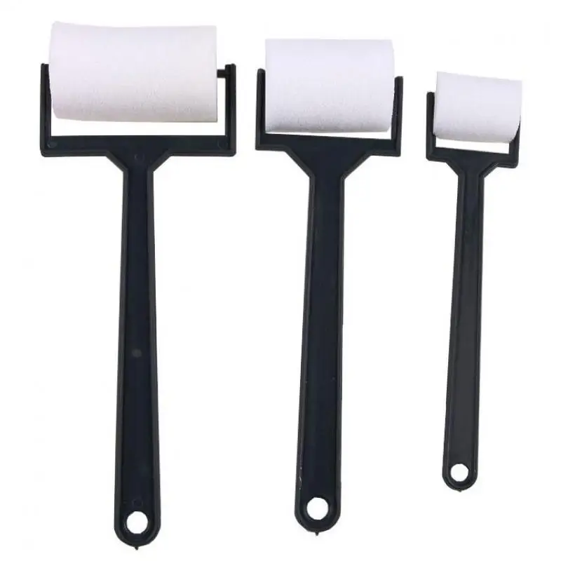 Koop 3 stks set Witte Spons Borstel Schuim Schilderen Roller Borstel Kids Craft Tool Tekening Speelgoed Schilderkunst Levert
