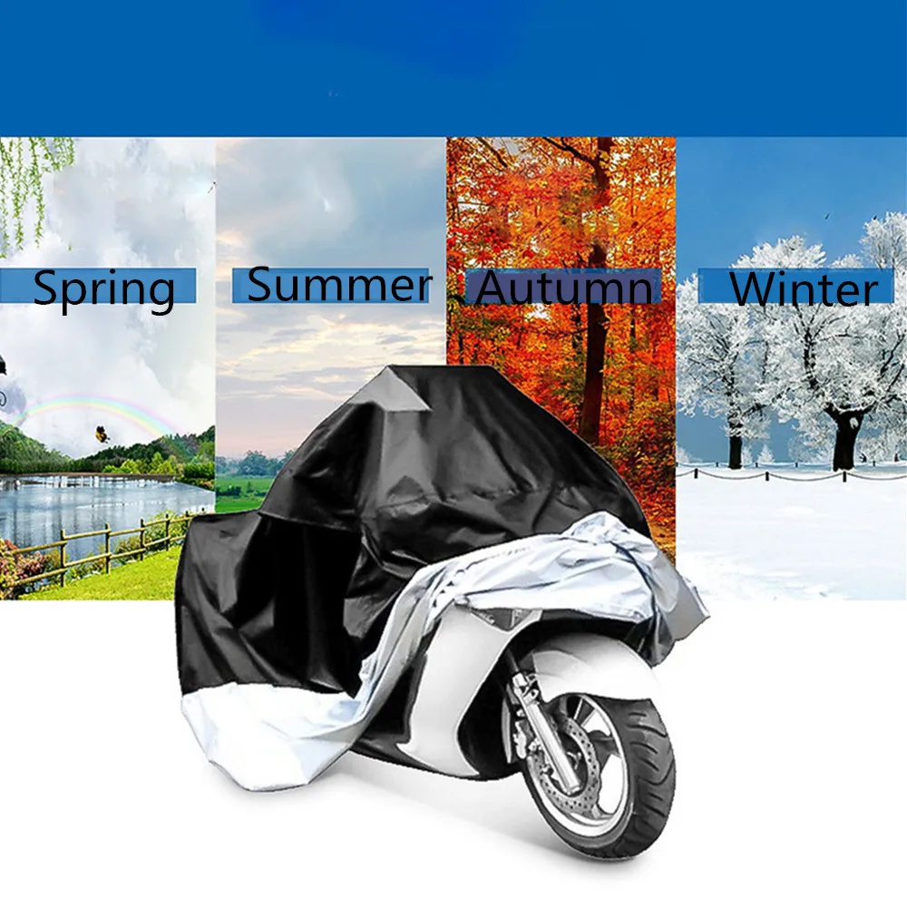 

Chunmu High Quality Waterproof Outdoor Motorcycle Moto Cover Electric Bicycle Covers Motor Rain Coat Dust Suitable for All Motor