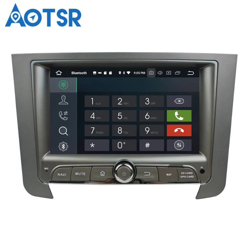 Clearance Aotsr Android 8.0 7.1 GPS navigation Car NO DVD Player For Ssangyong Rexton 2014 multimedia radio recorder 2 DIN 4GB+32GB 2
