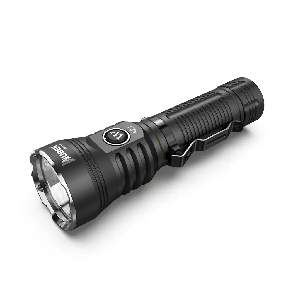 Wuben A21 USB Перезаряжаемый фонарик CREE XHP70.2 max 4200 люмен луч бросок 222 м ручной фонарь с
