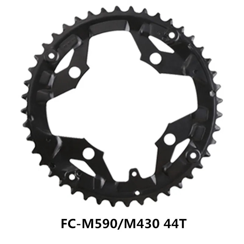 Новые оригинальные звездочки SHIMANO FC-M590/FC-M430 для горного велосипеда 44 T/42 T/32 T/22 T, запасные части, совместимые с Shimano - Цвет: Only 44T