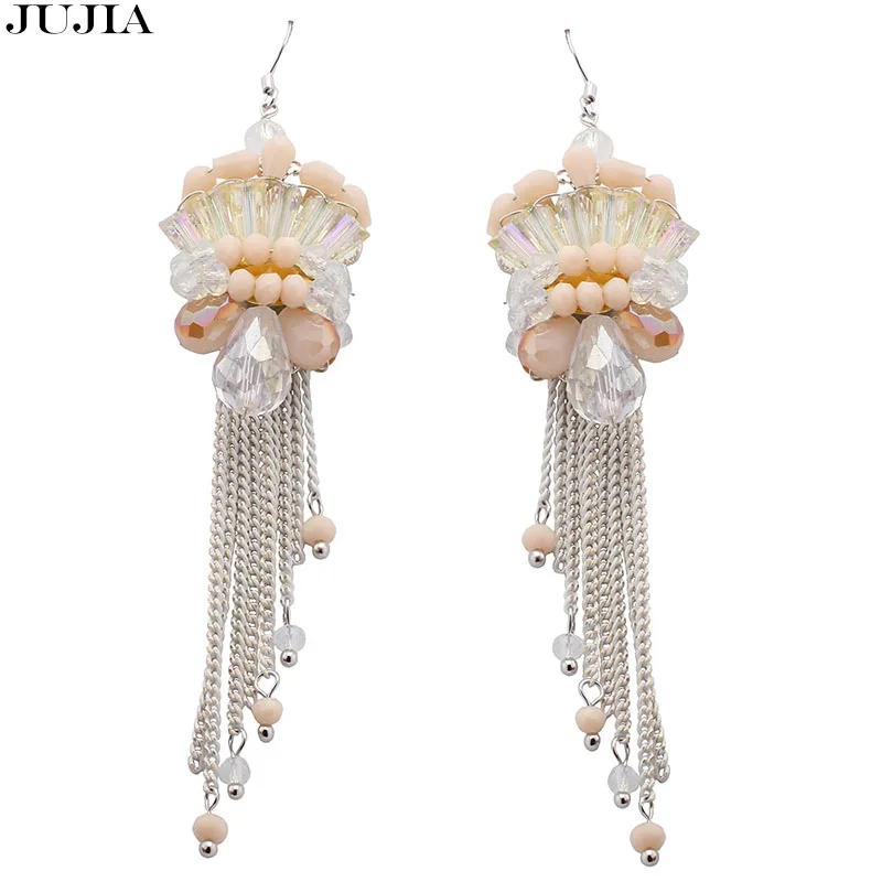 2 colors wholesale Silver Austrian Crystal Stud Earrings good quality