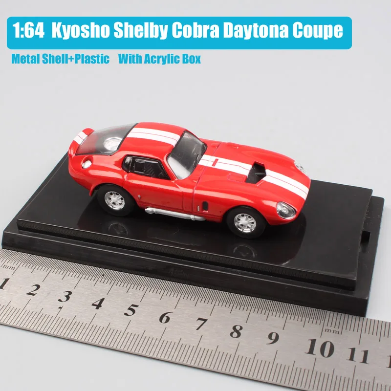 1/64 масштаб Kyosho ford Shelby Cobra Daytona Coupe спортивный гоночный автомобиль мини литая модель игрушки миниатюры для взрослых мальчиков коллекция