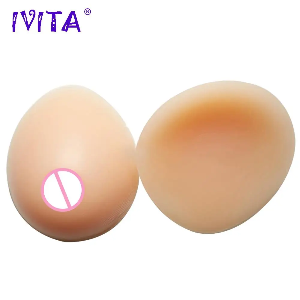

IVITA 1400g Realistic Silicone Breast Forms Artificial Fake Boobs For Crossdresser Shemale Transgender Drag Queen Mastectomy