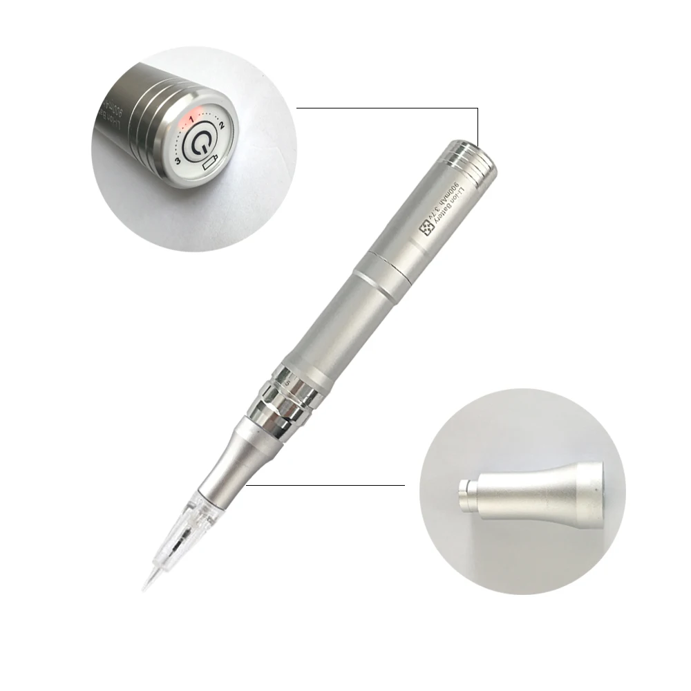 

2Style Needles Permanent Makeup Machine 3d Pen For Eyebrows Make Up Tattoo Apparatus For Small Tattoos With Battery