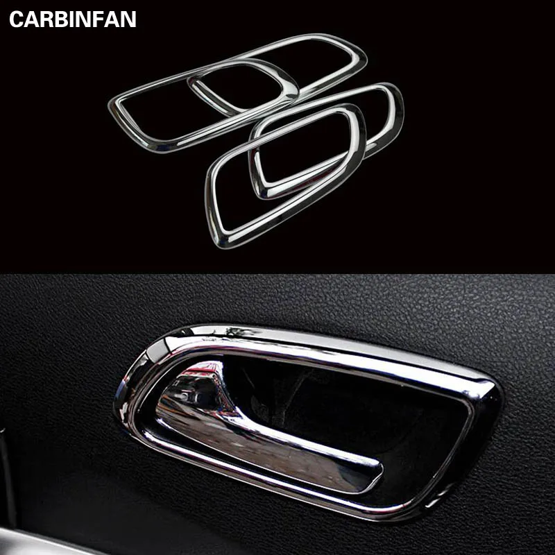 Us 18 74 25 Off Inside Interior Door Handle Bowl Holder Chrome Cover Trim Molding For Dodge Journey Fiat Freemont 2011 2018 2015 2016 2017 In