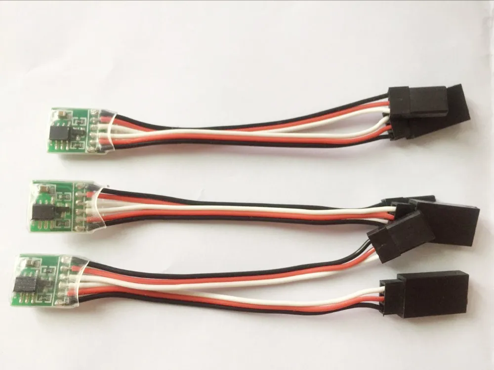 10 шт./лот универсальные 5~ 6 V сигнал сервопривода инвертор для Rc Servo дистанционный пульт управления для квадрокоптера Rc JR Futaba аэроплана Квадрокоптер V-Tail