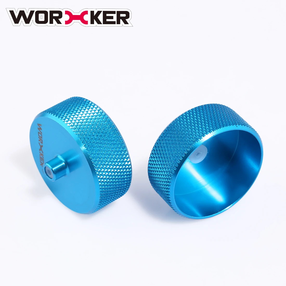 

2Pcs WORKER Aluminum Alloy Modified Flywheel Wheel (matching for oblique flywheel cage ) Toy Accessories for Nerf STF/CS-18