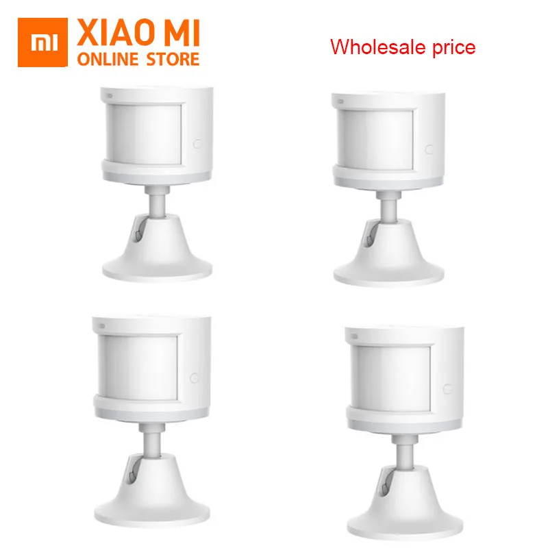 

100% Original Xiaomi Aqara Smart Human Body Sensor ZigBee Wireless Connection Built In Light Intensity Sensors Work APP Control