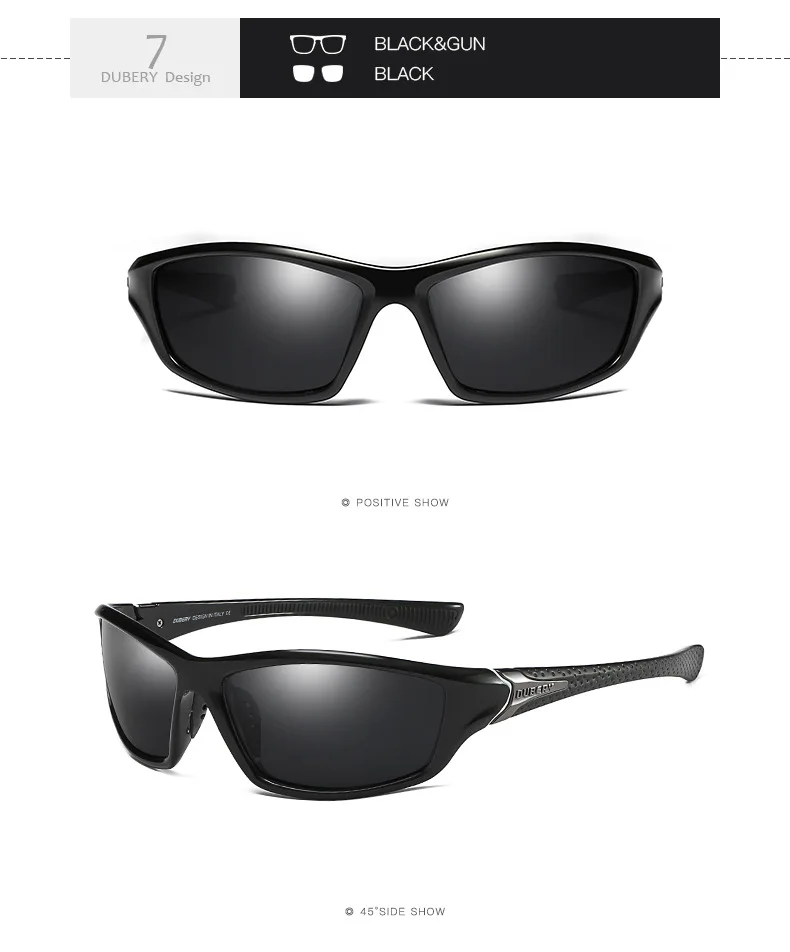 DUBERY поляризованных солнцезащитных очков Для мужчин s Пилот солнцезащитные очки для мужчин Брендовая Дизайнерская обувь Для женщин вождения UV400 очки Oculos De Sol masculino