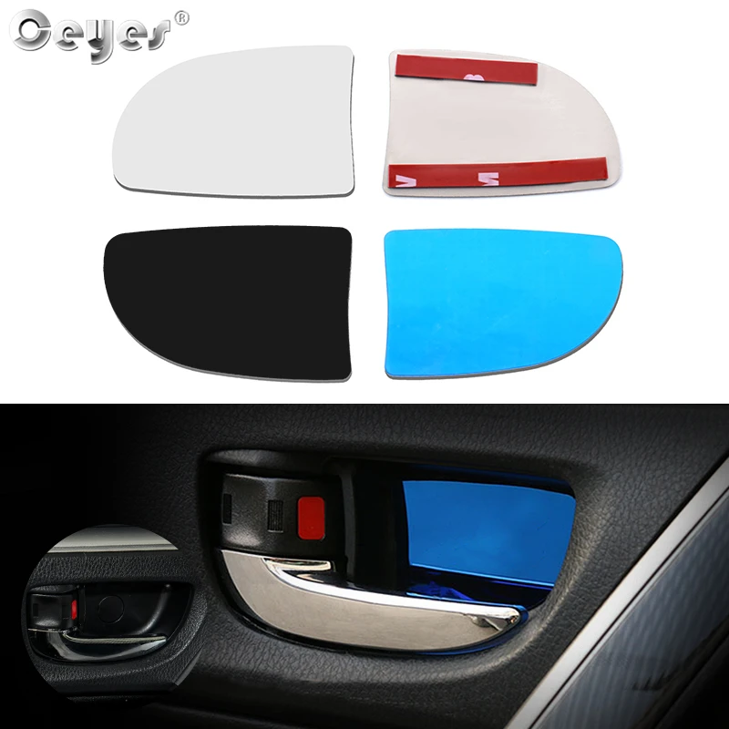 

Ceyes Car Styling Auto Accessories Car Door Bowl Handle Cover Trim Interior Stickers Case For Toyota Corolla 2016 2017 2018 4pcs
