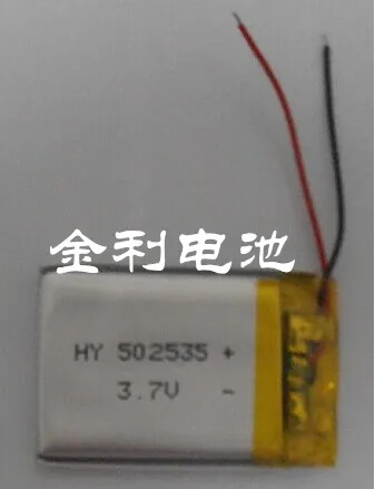 3 7 V полимерная литиевая батарея 502535052535 MP3 Bluetooth звуковой таймер 400MAH монитор |