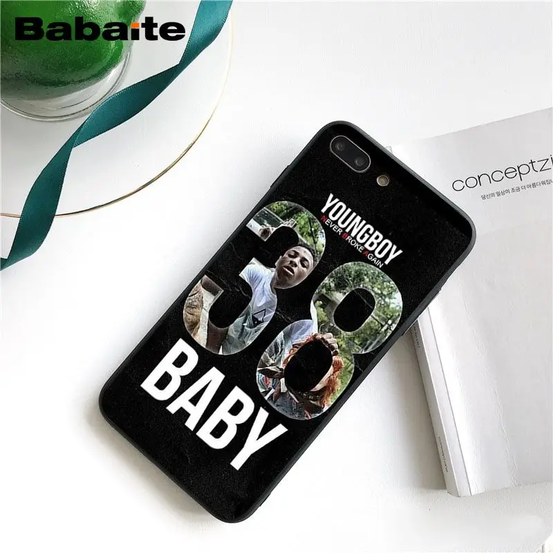 Babaite Youngboy Never Broke Again Merch Customer High Quality Phone Case for iPhone 5 5Sx 6 7 7plus 8 8Plus X XS MAX XR 10 Case