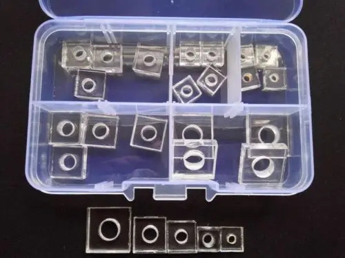 25 шт. акриловые прозрачные квадратные гайки M3/M4/M5/M6/M8|nut maker|nuts online free shippingnut salt |