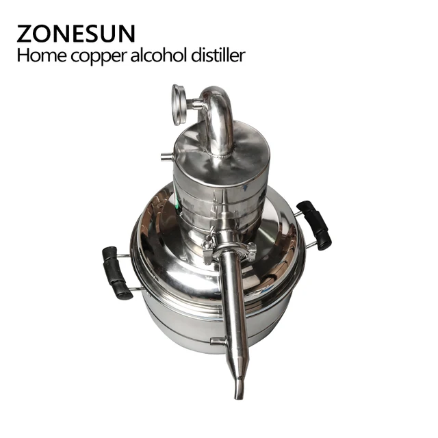 Zoneun 10L Distiller Bár Háztartási Létesítményei Boros Limbeck Desztillált Víz Nagy Kapacitású Vodka Készítő Főz Alkohol Whisky - Image 5
