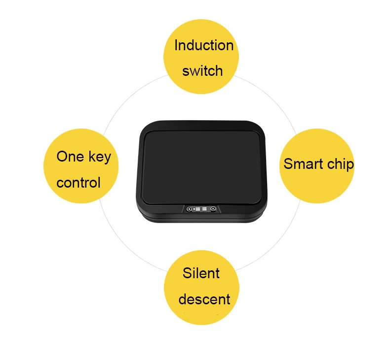 Автоматический Бесконтактный Интеллектуальный индукционный мусорный бак датчик движения кухонный мусорный бак датчик открытия экологичный аккумулятор