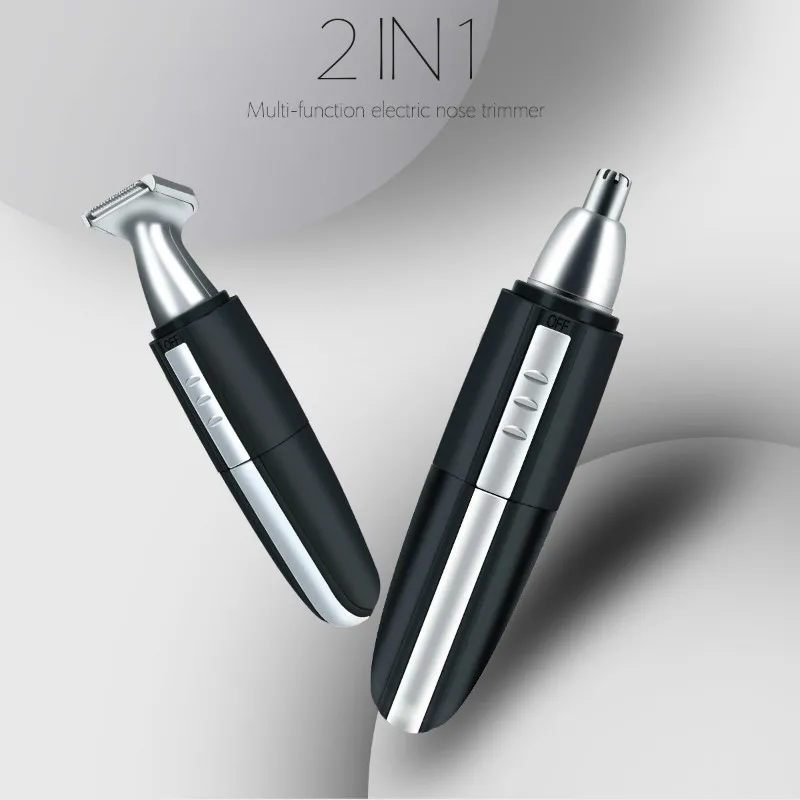 

Brand 2 in 1 Multi-function Cutter Electric Nose Hair Trimmer Shaving Machine Nose Hair Clipper Ear Trimmers Nose hair Clipper