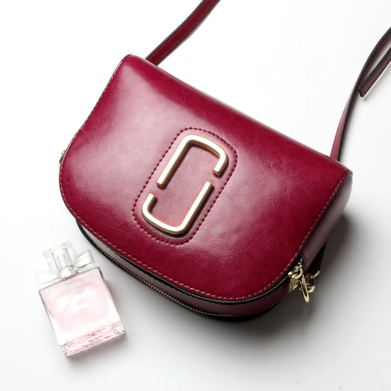 Women's new leather colorful fashion wild small square bag Korean style women's lightweight leisure flat bag