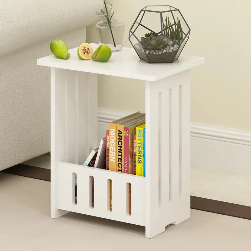 Modern creative tea table coffee table Minimalist living room small table Multifunctional Storage Side Table Household Furniture