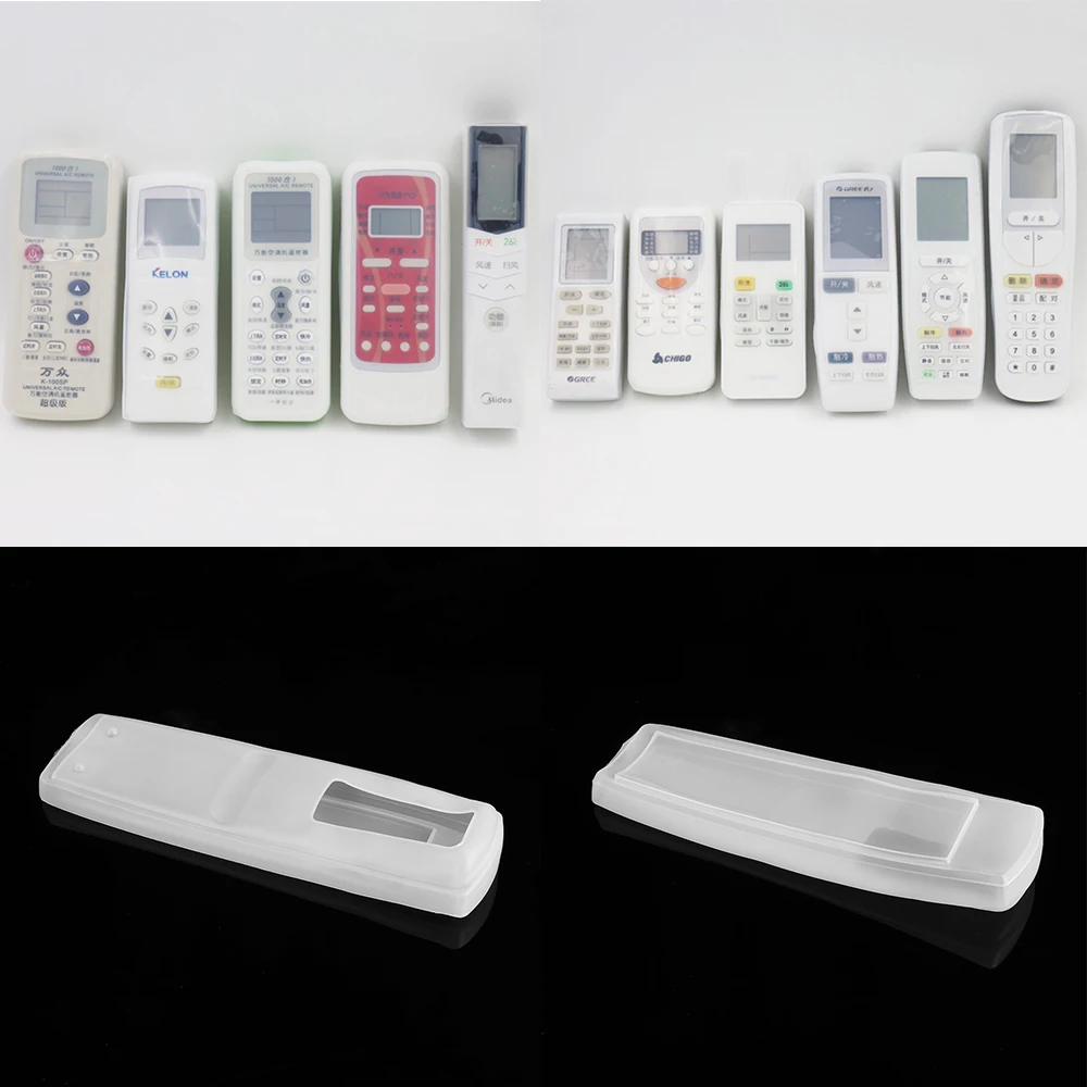 

1PC 11 Size Silicone TV Remote Control Case Cover Anti-dust Waterproof Video AC Air Condition Dust Protect Storage Bag