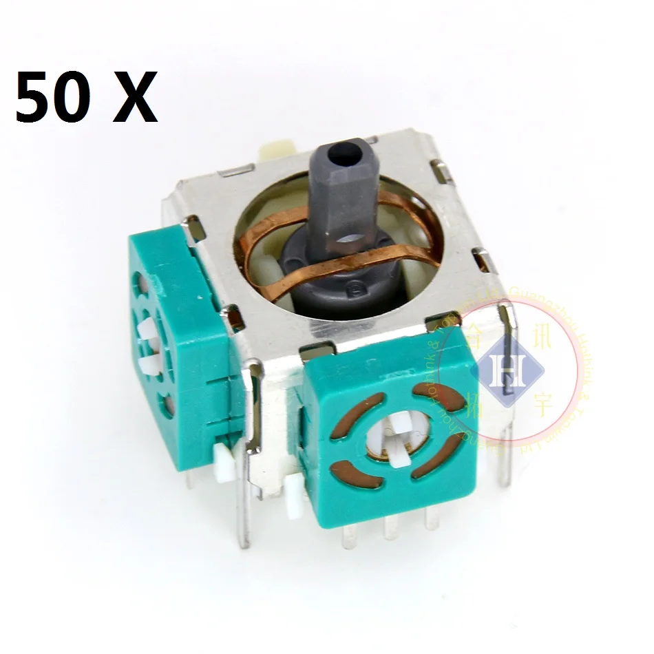 

HOTHINK 50pcs/lot New Replacement Right Left 3D Joystick Analog for Xbox 360 / XBOX 360 Slim Controller gamepad