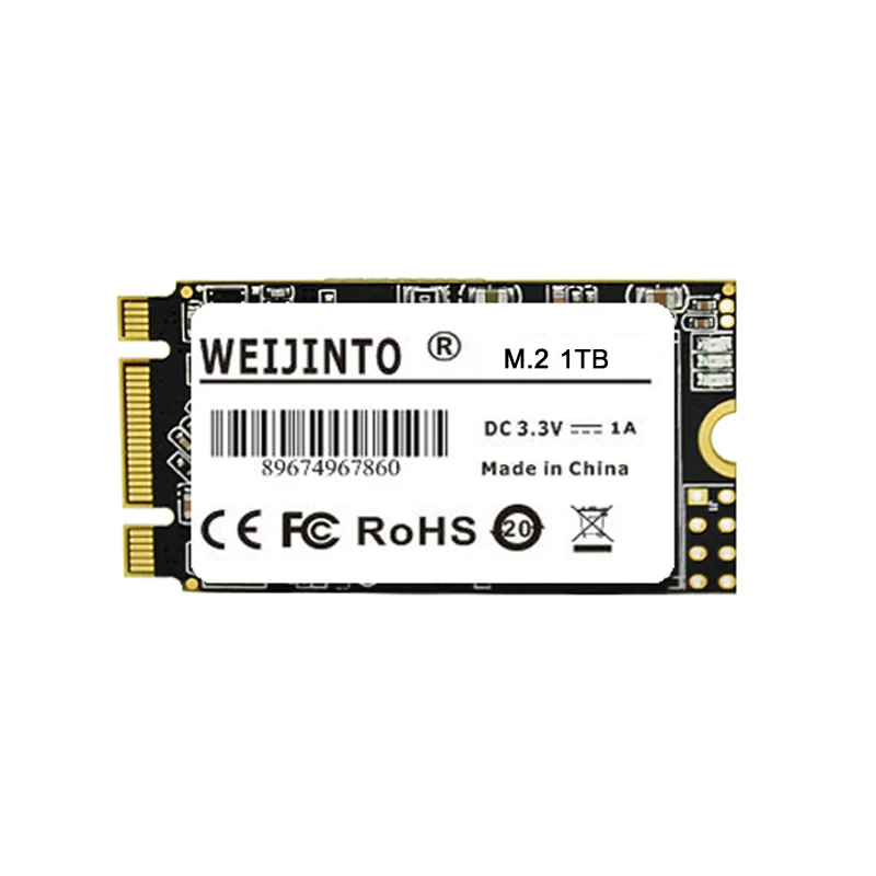 WEIJINTO NGFF m.2 SSD 2242 128 ГБ 256 ГБ 512 ГБ 120 240 1 ТБ HDD 2242 мм NGFF SSD 360 Гб 64 Гб 500 M2 жесткий диск для ноутбука