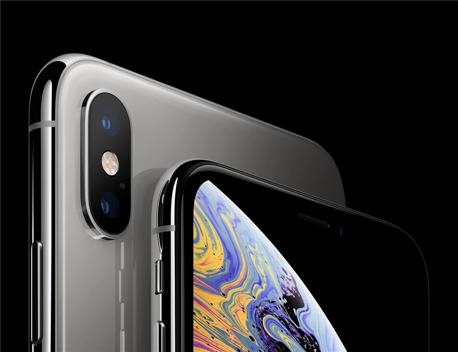 apple cell phones Original Apple iPhone Xs 5.8" 4GB RAM 64GB/256GB/512GB ROM Mobile Phone LTE Hexa Core Dual 12MP iOS12 Face ID NFC A12 Bionic iphone cell phones for sale