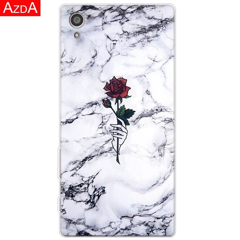 Роскошный Мраморный чехол для Sony Xperia L2 L3 X XA XA1 XA2 Ultra Plus XZ XZ1 XZ2 Compact XZ3 Z5 Funda 10 TPU