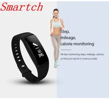 Smartch V07 Смарт-часы браслет сердечного ритма Мониторы Smart Band измерять кровяное давление Bluetooth браслет Беспроводной Фитнес для Android я