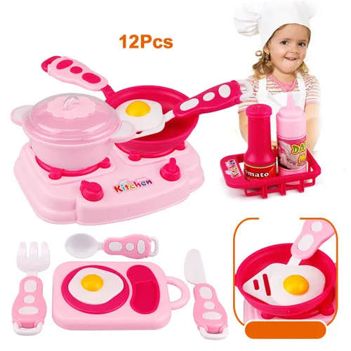 DIY Pretend Play Kitchen Set Toy Simulation Vegetable Fruit Food Model Educational Cognition Toys Gifts For Children Kids Girl - Цвет: A