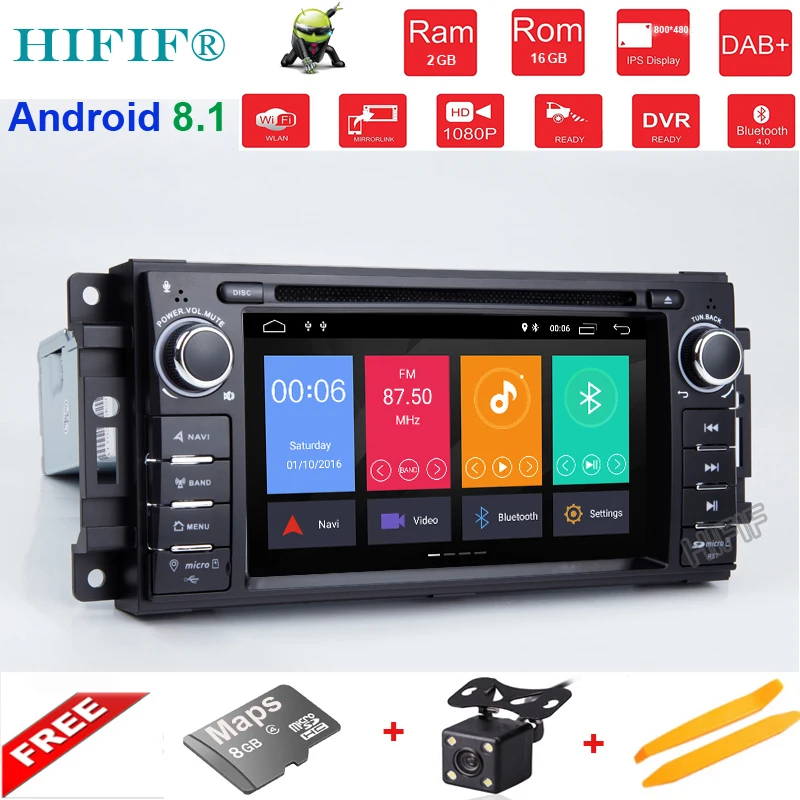 

Quad Core Android 8.1CAR DVD player FOR JEEP GRAND CHEROKEE PATRIOT WRANGLE car audio gps stereo head unit Multimedia navigation