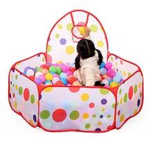 Large Children Kids Ocean Ball Pit Pool Game Play Tent with Ball Hoop Indoor Outdoor Garden